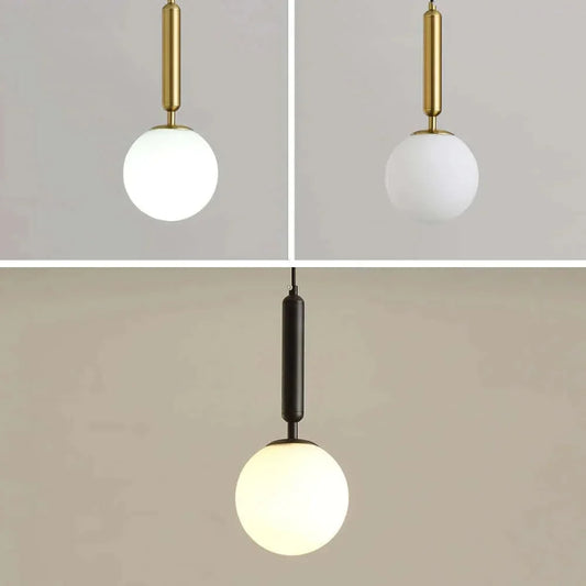Brehn | Mid-Century Modern Glas Ball Pendelleuchte