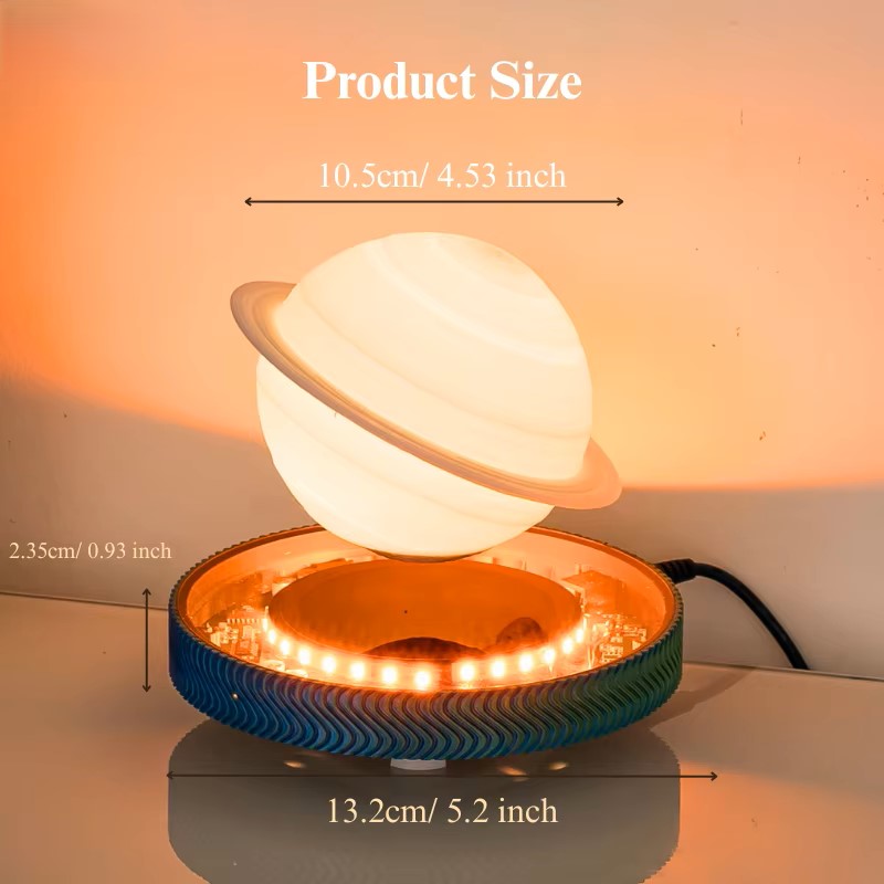 3D Saturn Space Lover Magnetisch Schwebende Lampe | Brehn