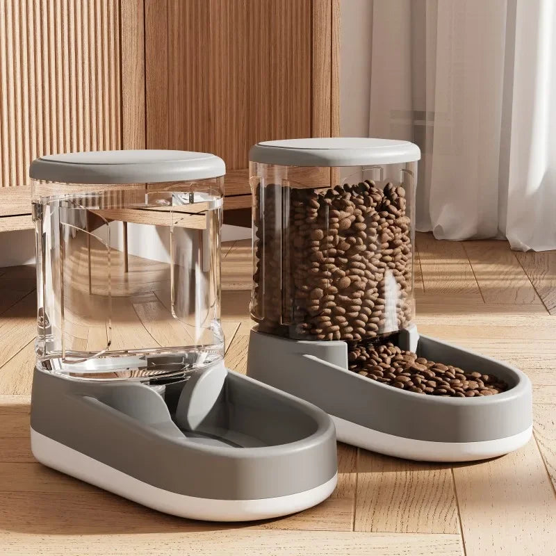 PET 3.8L Automatischer Schwerkraft-Tierfutterspender oder Wasserspender