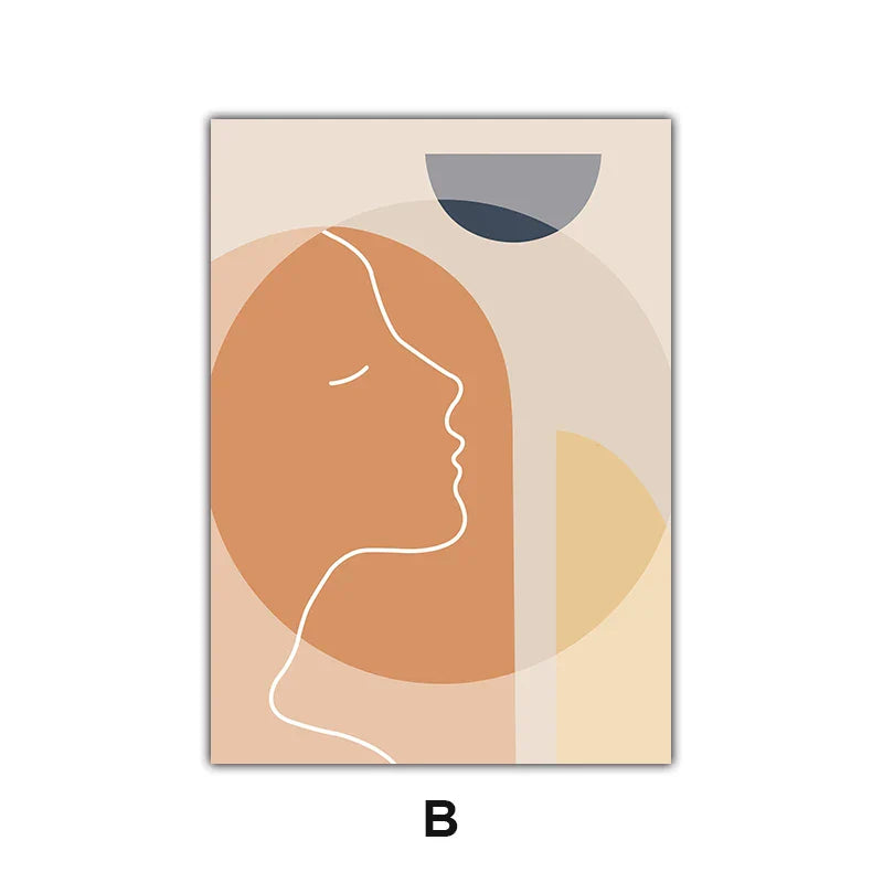 Minimalistische abstrakte Solargeometrie Wandkunst Fine Art Leinwanddrucke Bilder für Wohnzimmer Schlafzimmer, Home Office Kunstdekoration | Brehn
