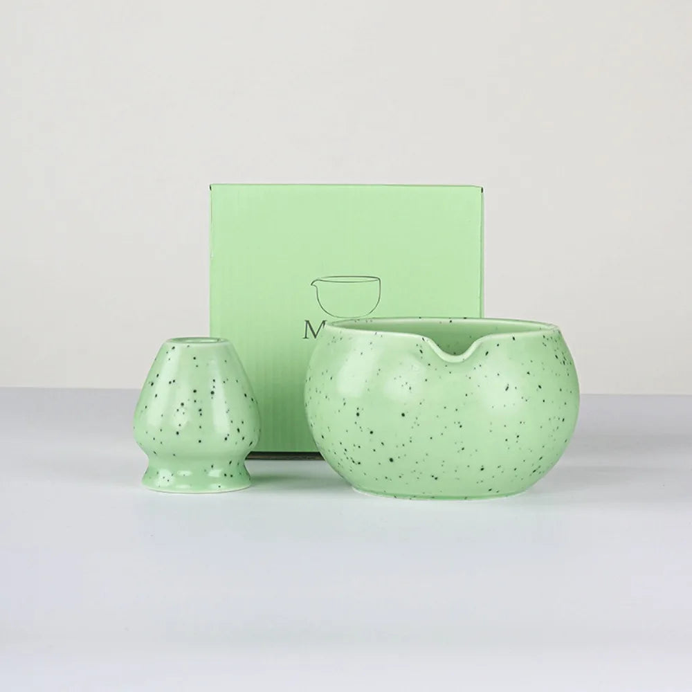 Variant image for Keramische Matcha-Schüssel mit Ausguss – 13,5 x 7,5 cm, Ideal für die Zubereitung von Matcha-Tee im traditionellen Japanischen Stil-6
