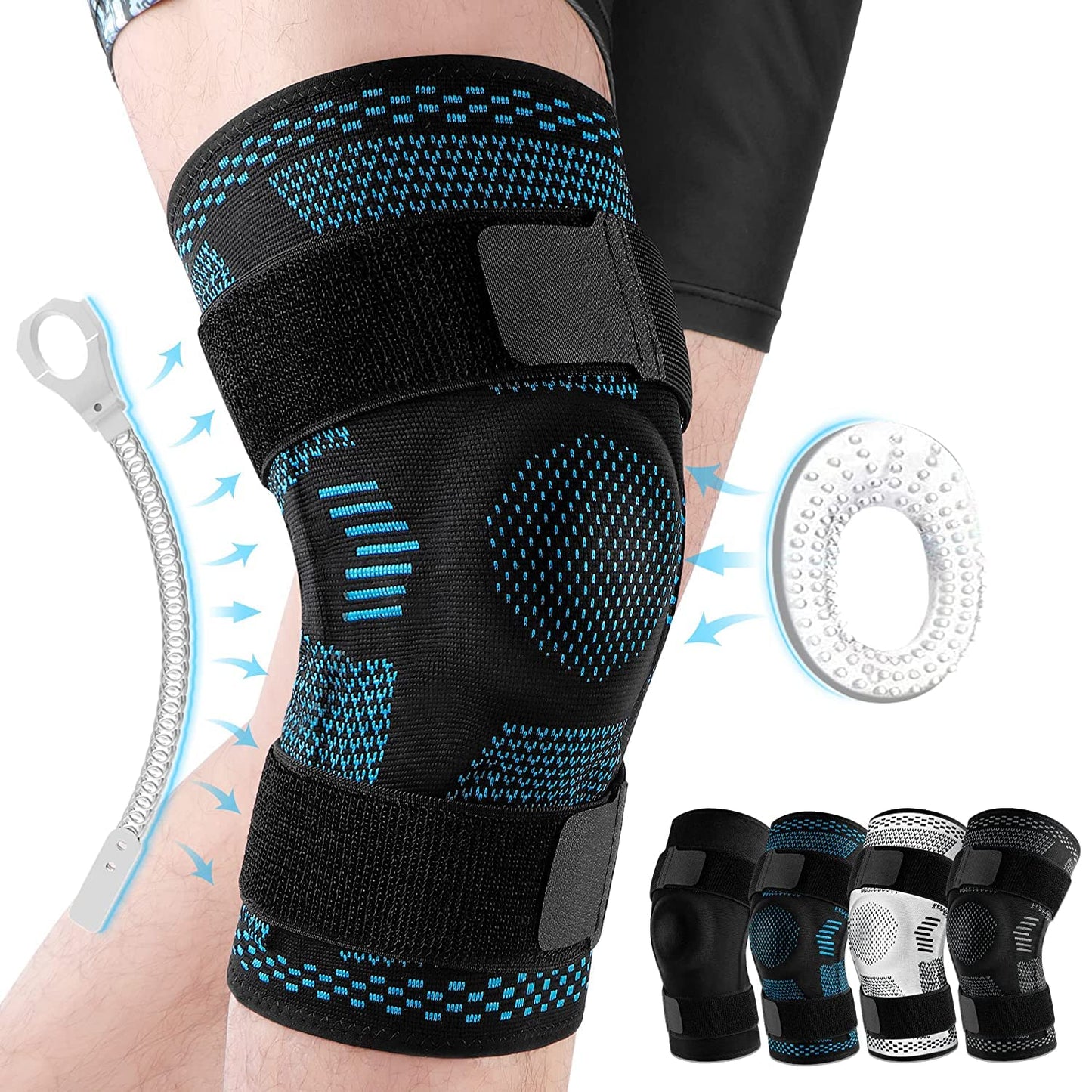 Brehn | Knie Stabilizer Unterstützung Gel Polster