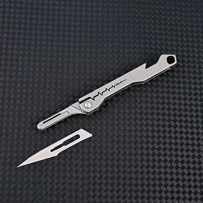 Titanium Allzweck Faltbarer Scharfer Cutter Messer | Brehn
