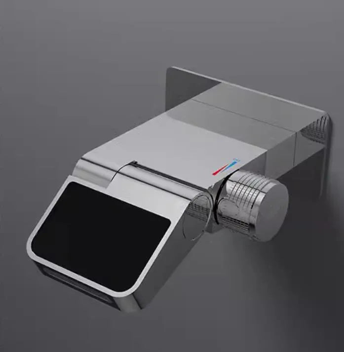 Brehn | Moderner verstellbarer Flow berührungsloser LED-Temperaturwasserhahn