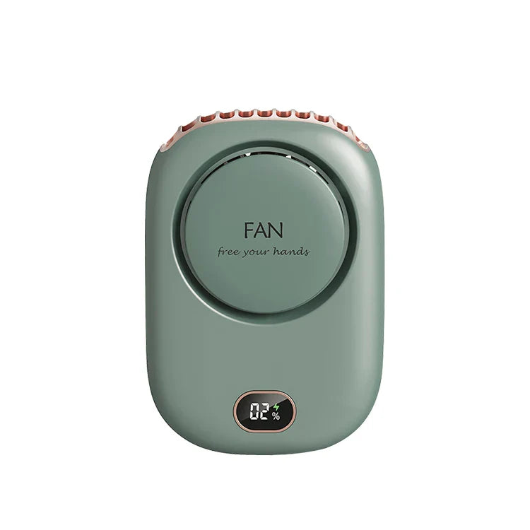 Neuer tragbarer Hängetaschenkühler: Mini-Kühl-Gürtelventilatoren, wiederaufladbare lärmfrei Ventilatoren - Bis zu 12 Stunden Nutzung im Freien, 2000mAh | Brehn