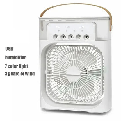 3 In 1 Ventilator Klimaanlage Haushaltskleiner Luftkühler LED Nachtlicht Tragbarer Luftbefeuchter Luftregelungsventilator Büro Zuhause Ventilator Neu | Brehn