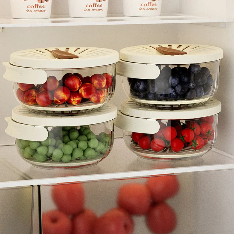 Brehn | platzsparender Obst- und Gemüsedrangkorb