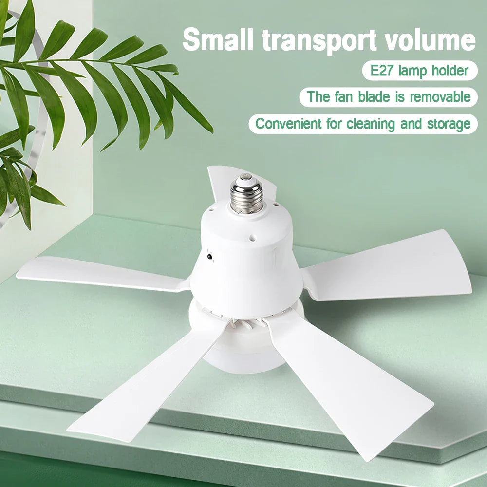 30W E27 Deckenventilator Licht mit Fernbedienung - LED Dimmfunktion, intelligenter leiser Ventilator für Schlafzimmer & Wohnzimmer | Brehn