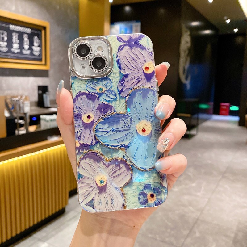 VIvolux | Flower Glow Soft Shockproof iPhone-Hülle