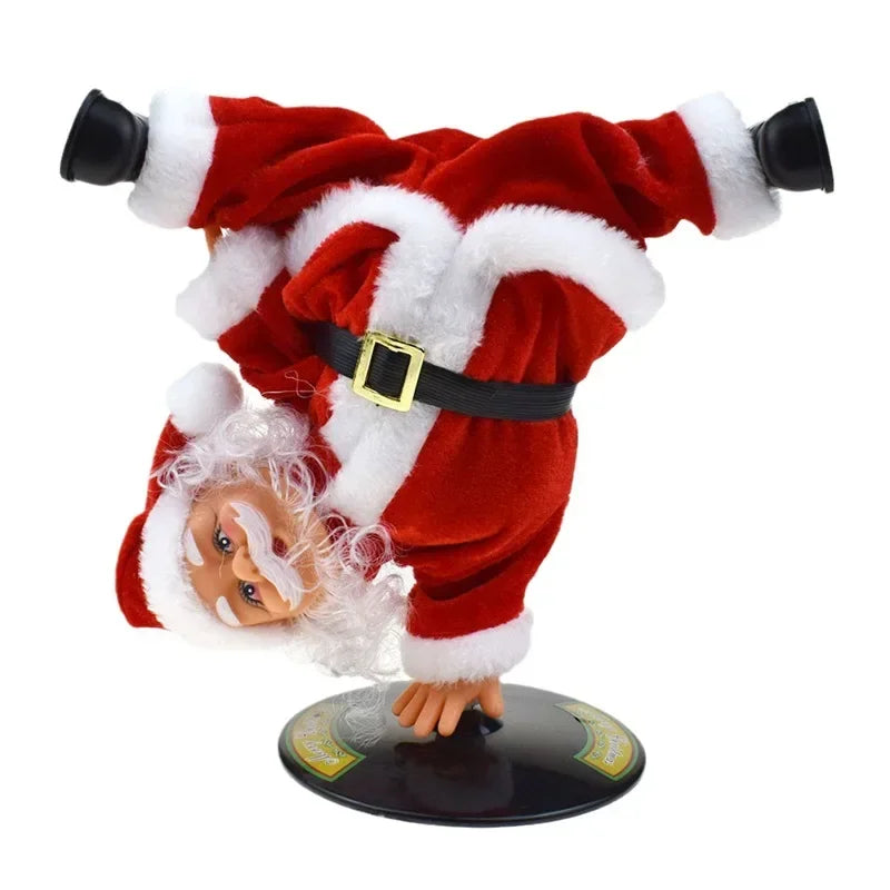 Brehn | Breakdance Weihnachtsmann Dynamische Weihnachtsfigur