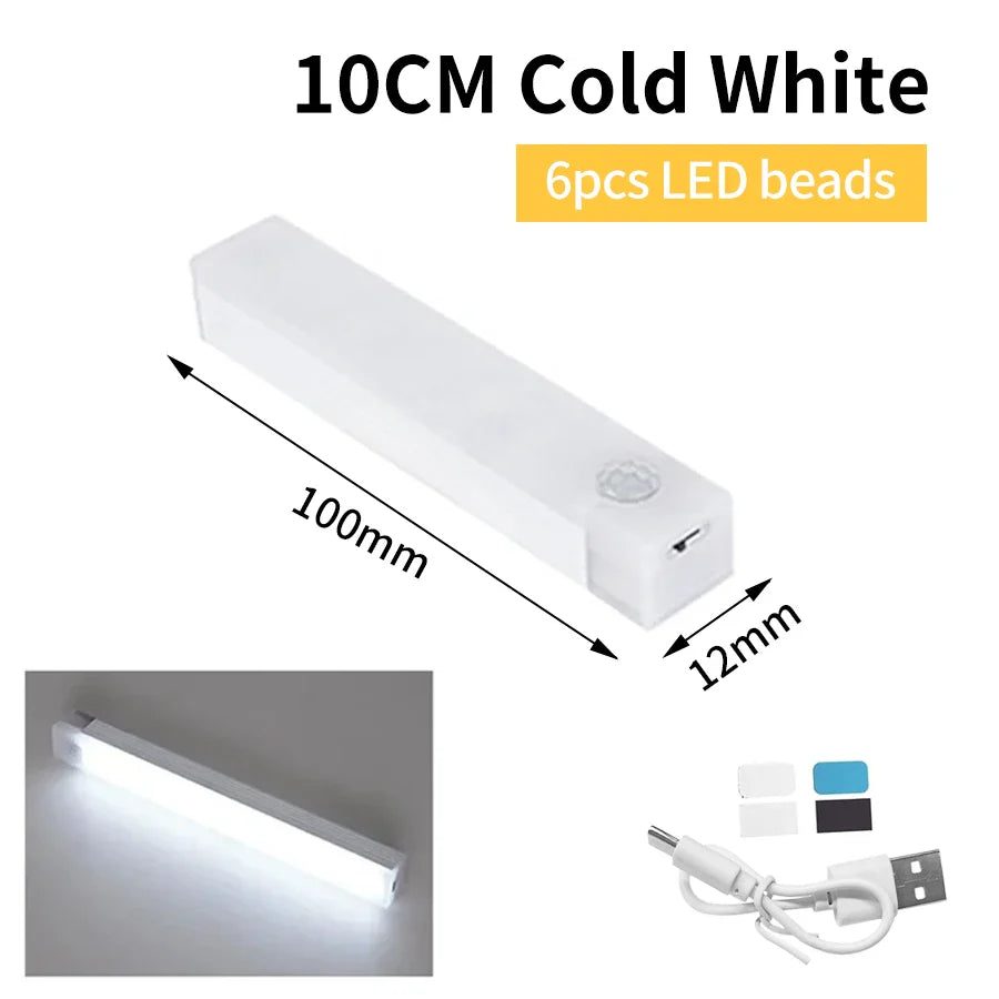 Brehn | SenseLite Motion LED | Wiederaufladbares Sensorlicht mit Magnetbefestigung | Warmweiß | Für Schrank, Bett & Flur