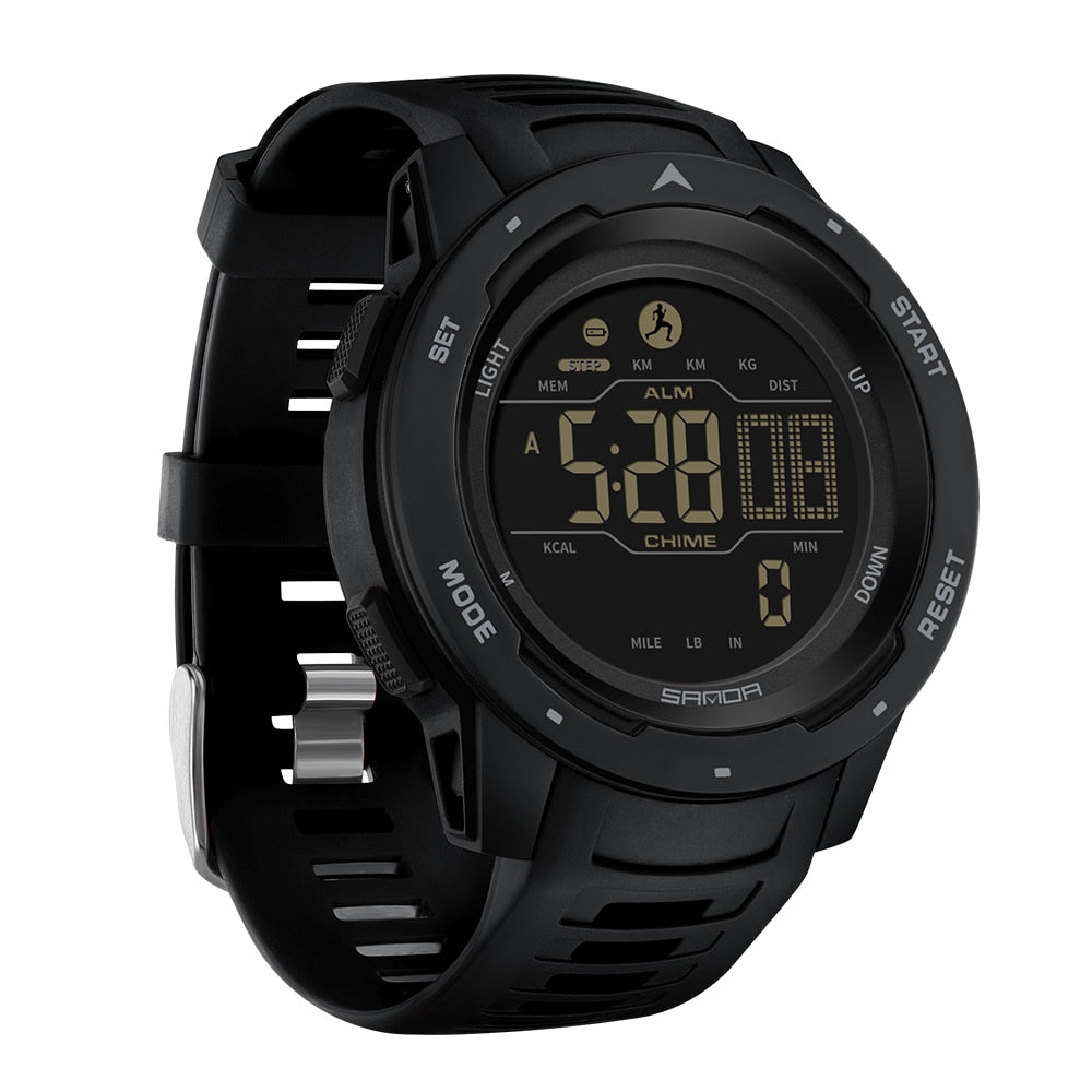 Brehn | Wasserdichte Militär-Schrittzähler Digitaluhr