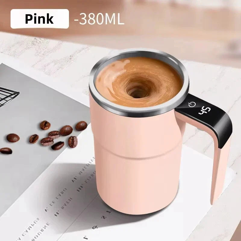 Brehn | Digitales Temperaturdisplay Selbstumrührende Kaffeetasse