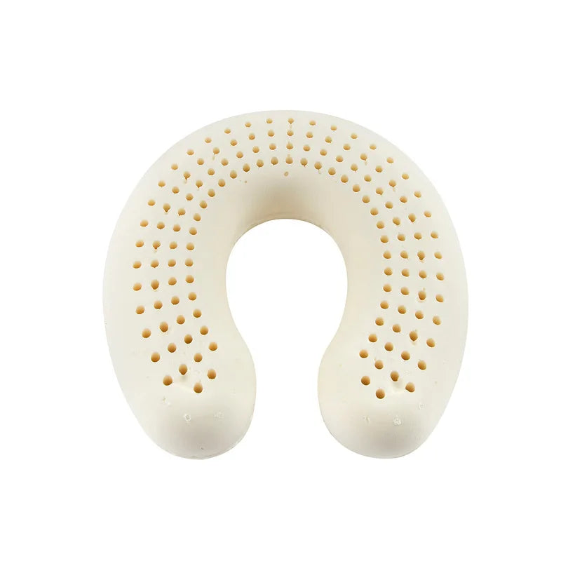 Natürliches Latex Atmungsaktives U-förmiges Nackenkissen | Brehn