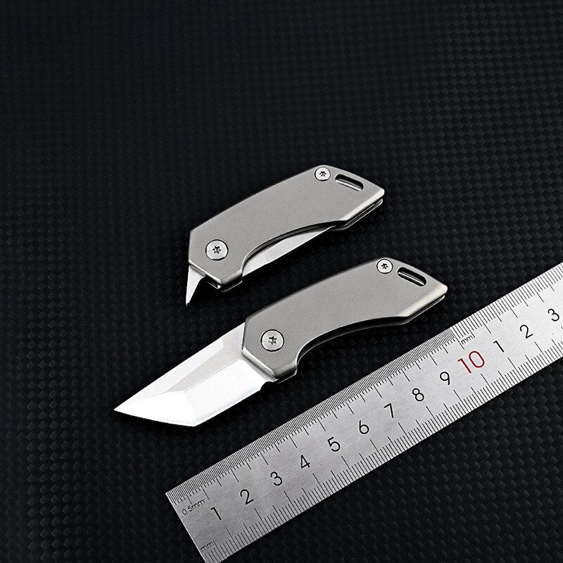 Titan – Titanlegierung Tasche Schlüsselanhänger Messer
