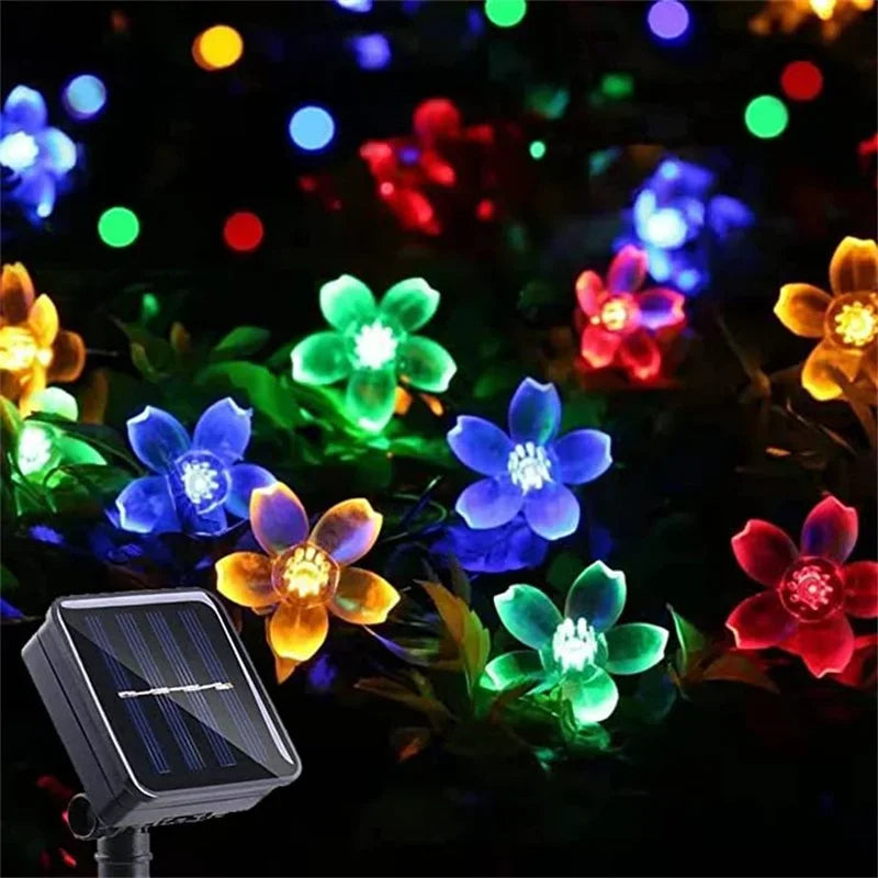 Brehn | Solar Blumen Lichterkette