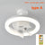 VIvolux | 2in1 Strahlend Rotierende RC Deckenventilatorlampe