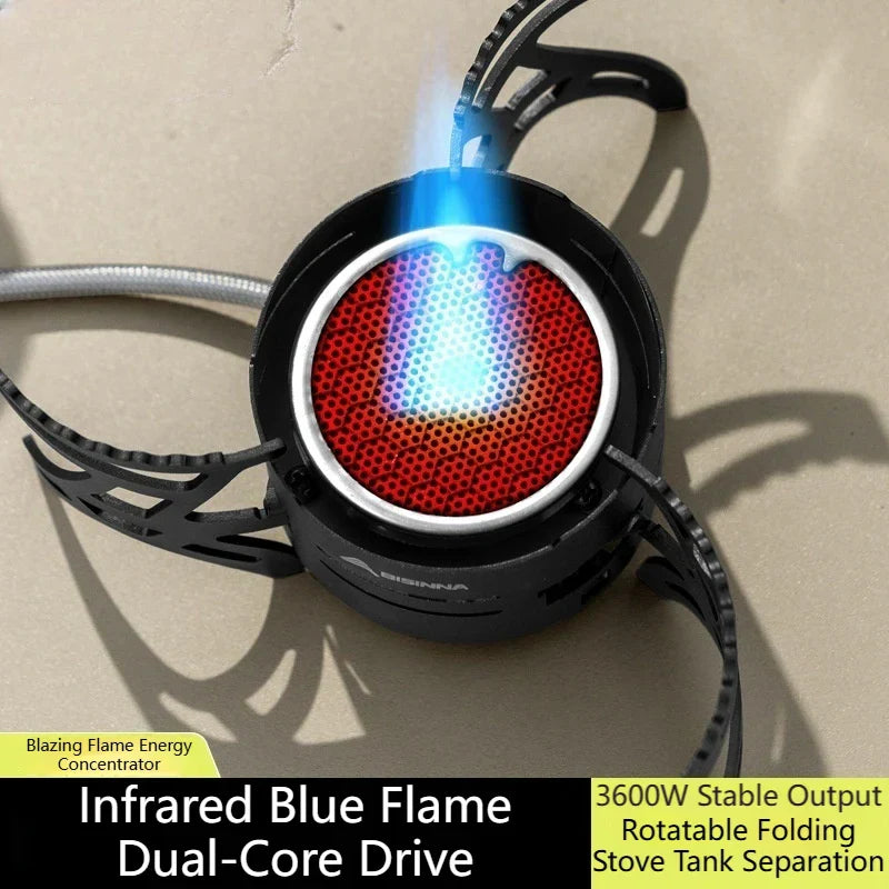 Dual-Core Blaue Flamme Outdoor Kochherd | Brehn