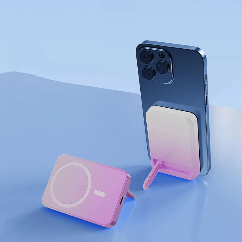 Magnetische kabellose Powerbank mit Ständer