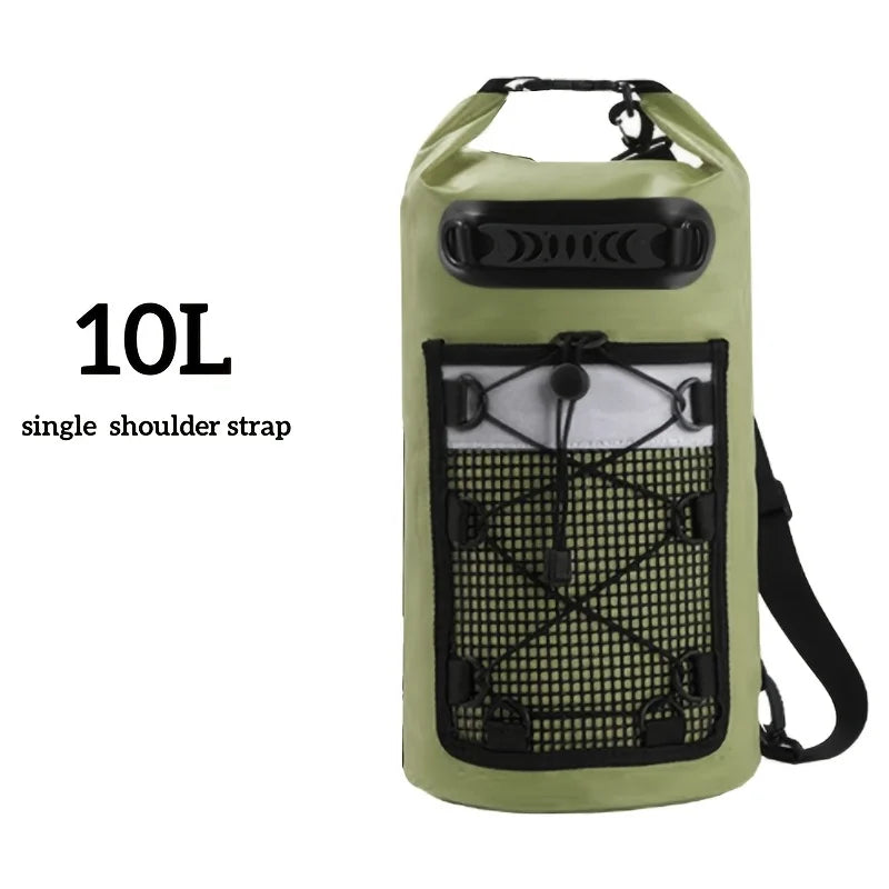 Brehn | Wasserdichte Dry Bag AQUARIX Motion | 10/20/30 L | Rolltop & Schultergurt | Für Kajak, Strand & Trekking