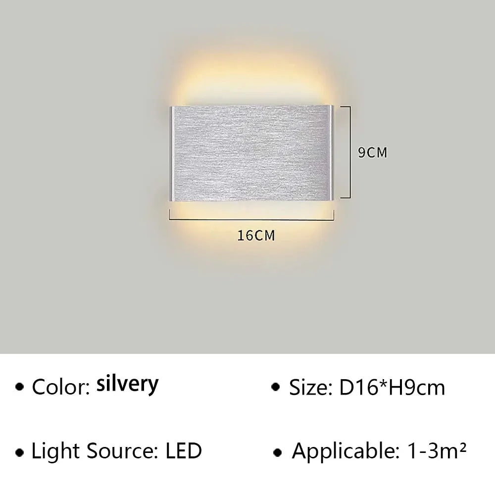 Brehn | LumiEra Moderne LED Wandleuchte | Stilvolles Design | Warmweißes Licht für Schlafzimmer, Flur & Badezimmer
