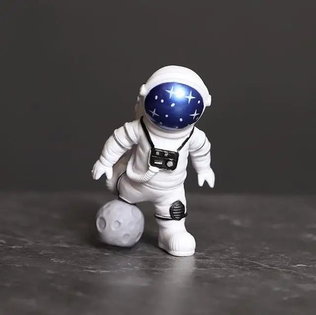Brehn | Harz-Astronaut-Figur Statue Raumfahrer Skulptur Pädagogisches Spielzeug Schreibtisch-Dekoration Astronaut-Modell Für Kinder Geschenk
