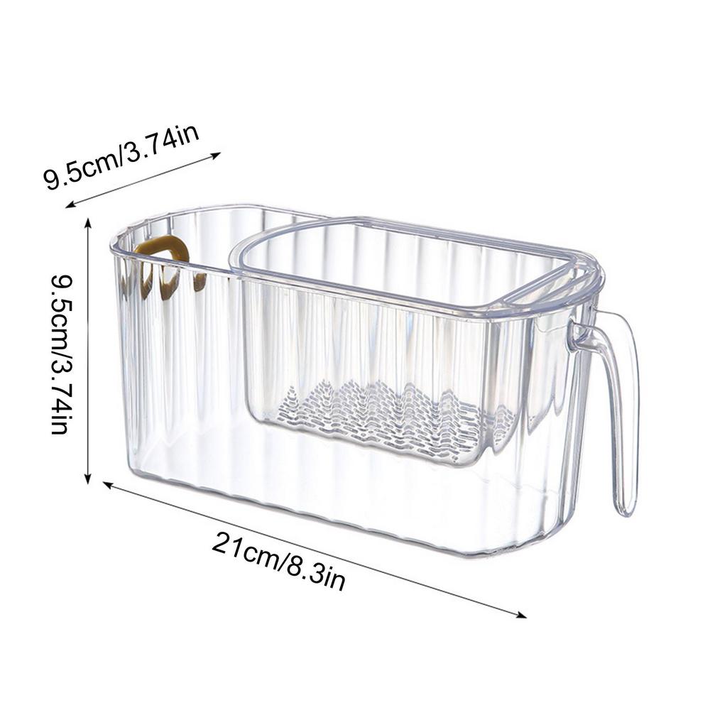 Brehn | Klarer Stapel Transparenter Doppel-Layer Korb
