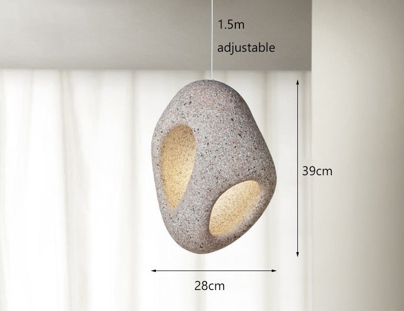 Brehn | Moderne kreative LED-Pendelleuchte Wabi Sabi