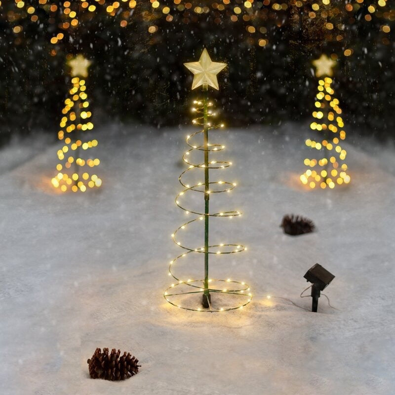 Brehn | Solar Garten LED Weihnachtsbaumlicht