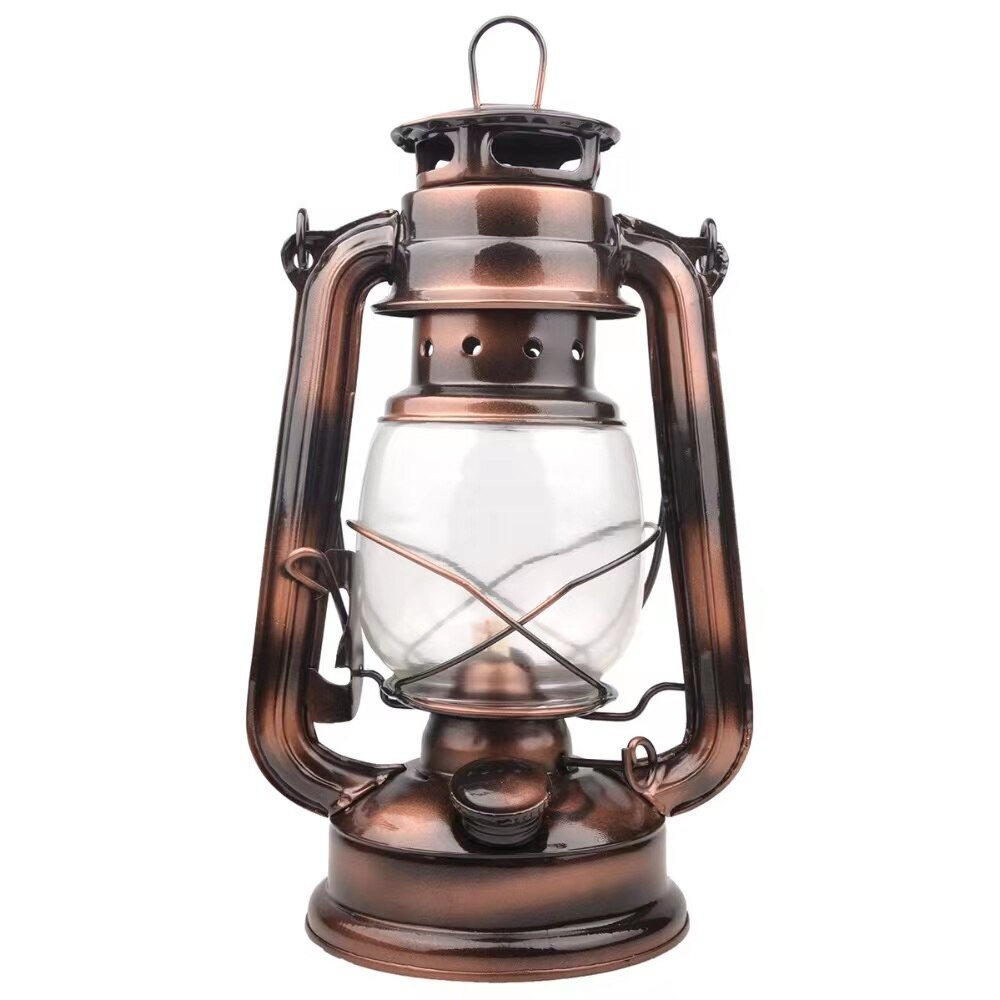 VIvolux | Nostalgische Camping Seiten Outdoor Petroleumlaterne Lampe
