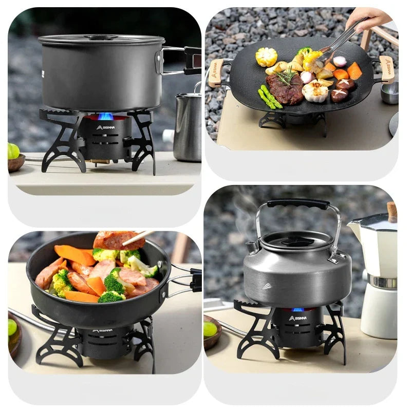 Dual-Core Blaue Flamme Outdoor Kochherd | Brehn