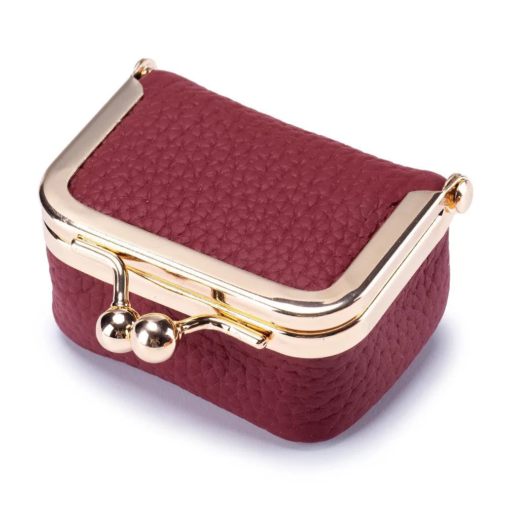 Brehn | Mini Retro Leder Reise Schmuck Aufbewahrungstasche