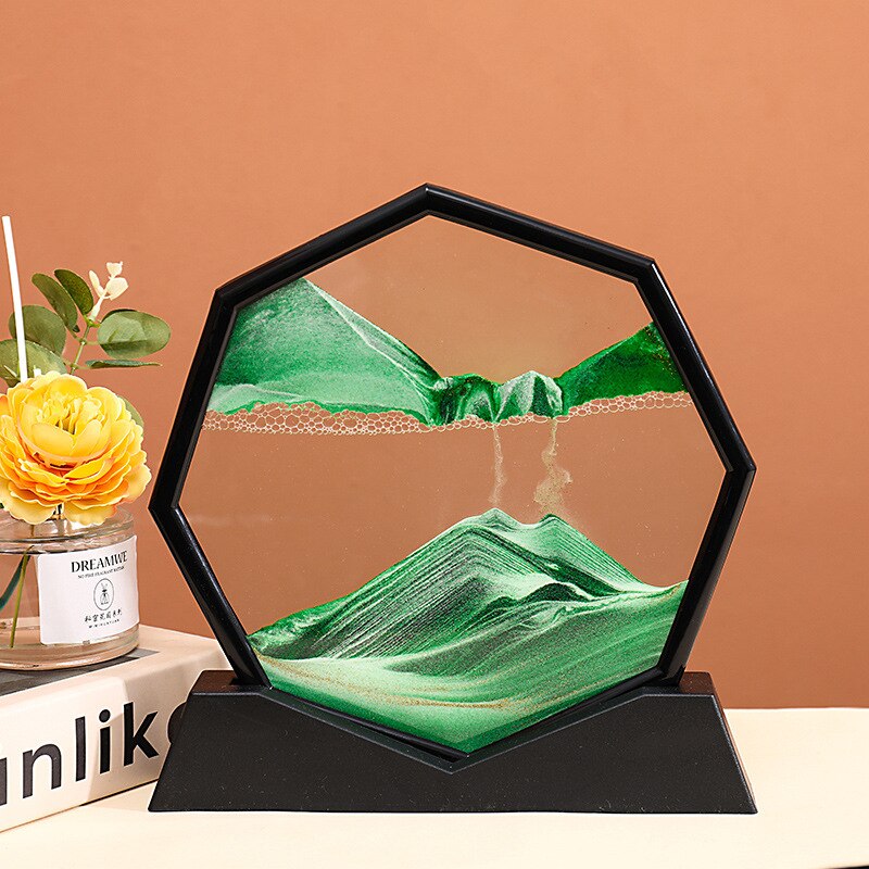 Brehn | Deep Sea Fließendes Hexagon Sand Dekor
