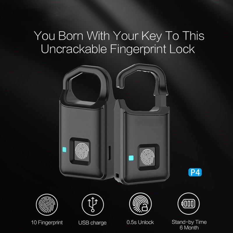 Touch Guard Smart Fingerprint Wasserdicht Sicheres Schloss | Brehn