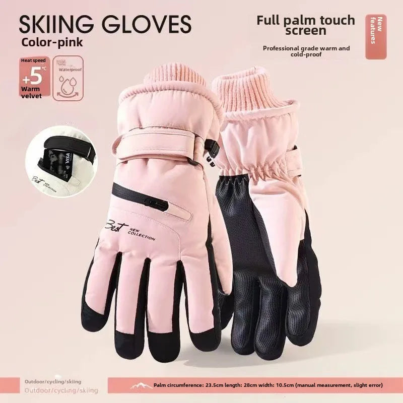 Brehn | GlacioShield Pro Gloves | Waterproof Winter Gloves | Touchscreen & Non-Slip | Warm Fleece Lining for Skiing, Cycling & Outdoor