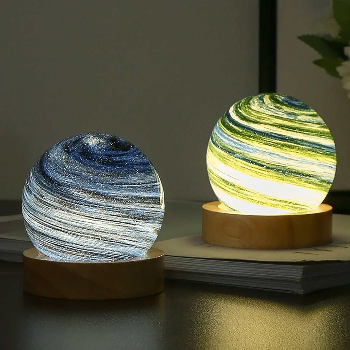 Brehn | 3D Kristallplaneten Atmosphären Nachtlampe