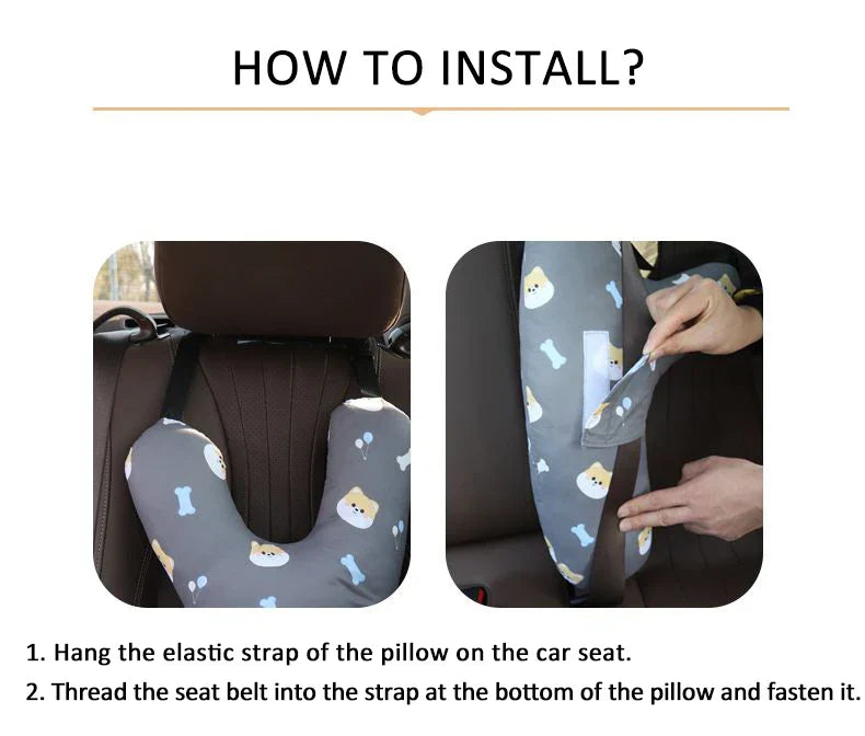 Brehn | Auto Snuggle Spot Sicherheitsgurt Schulterprotektor Schlafkissen
