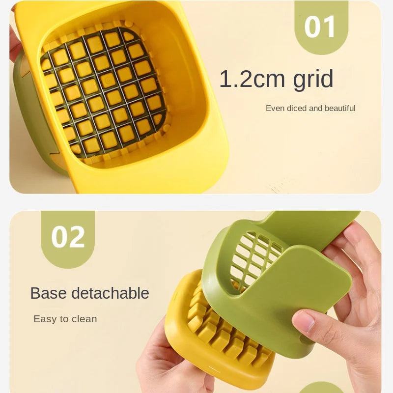 ChopMaster – Multifunktionaler Gemüseschneider & Pommes-Schneider mit Handdruckmechanismus | Brehn