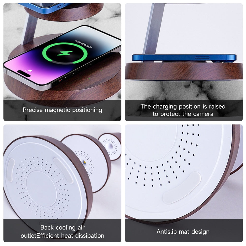 VIvolux | Desktop Powerhouse Multi-Geräte Wireless Charger Stand
