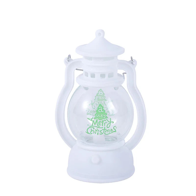 Mini-Weihnachtslampe mit LED-Beleuchtung - Tragbare dekorative Laterne für festliche Dekoration, Winter- & Weihnachtszeit | Brehn