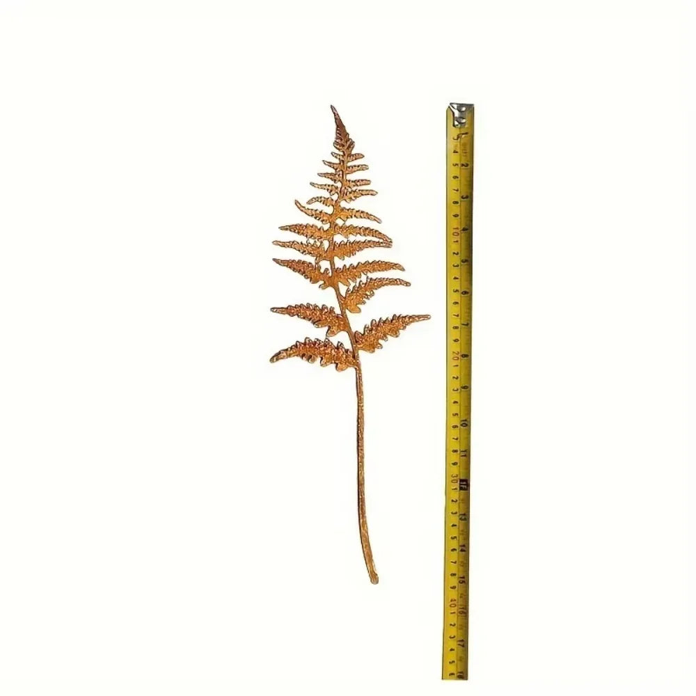 Brehn | FERROBLATT Rost Dekoration Blatt Skulptur | Metall Gartenstecker für drinnen & draußen | Wetterfest & stilvoll | Herbstdekoration für Garten & Zuhause