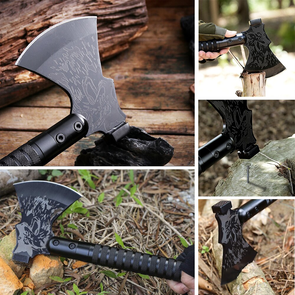 VIvolux | Multi-Gear faltbare Überlebens Camping-Axt