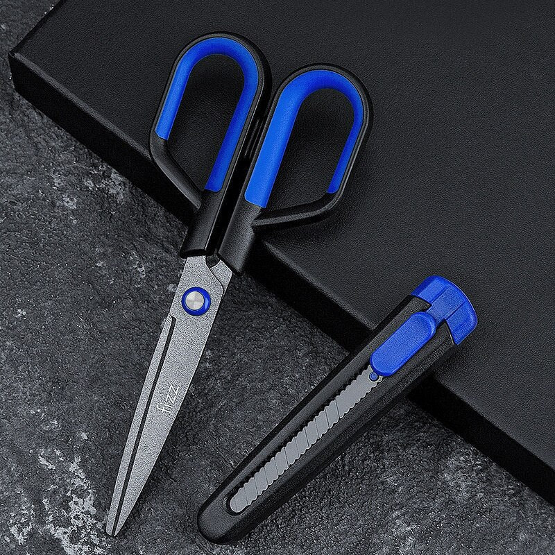 2in1 Sicherer Schnitt Kreativ-Messer Schere