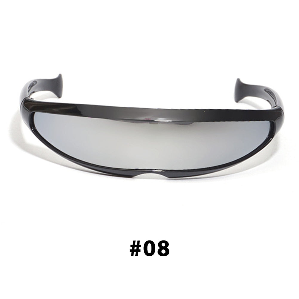VIvolux | Futuristische Cyborg Cosplay Sonnenbrille