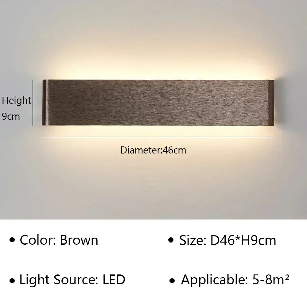 Brehn | LumiEra Moderne LED Wandleuchte | Stilvolles Design | Warmweißes Licht für Schlafzimmer, Flur & Badezimmer