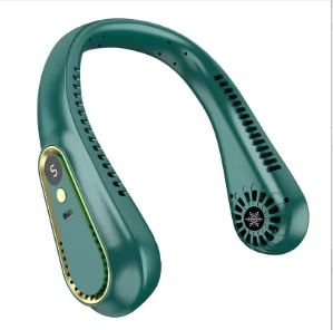 Tragbarer Nacken-Klimagerät-Ventilator, wiederaufladbar, blattlos, persönlich tragbar