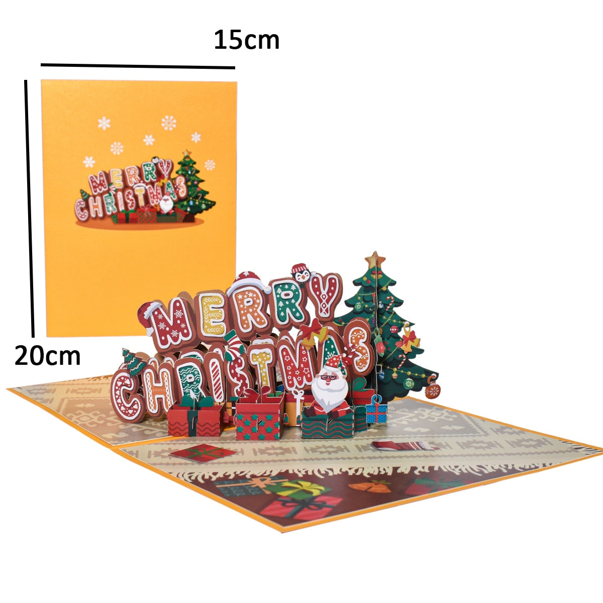 Brehn | 3D Pop-Up Fröhliche Weihnachtsgeschenkkarten