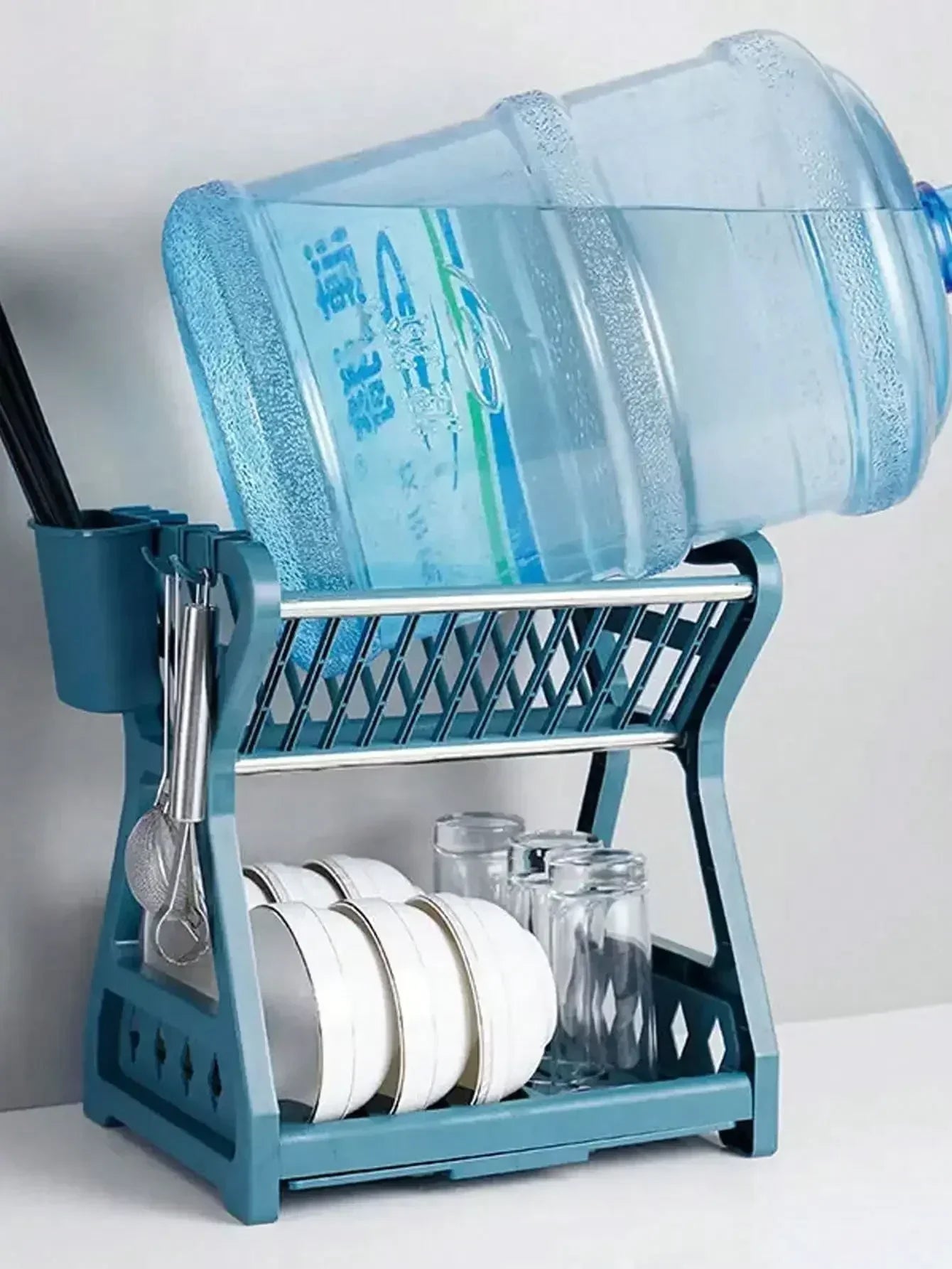 Faltbarer Geschirrorganizer – Praktischer Abtropfständer für Geschirr, Platzsparend und Einfach zu Reinigen, Perfekt für Moderne Küchen und Kleinen Raum | Brehn