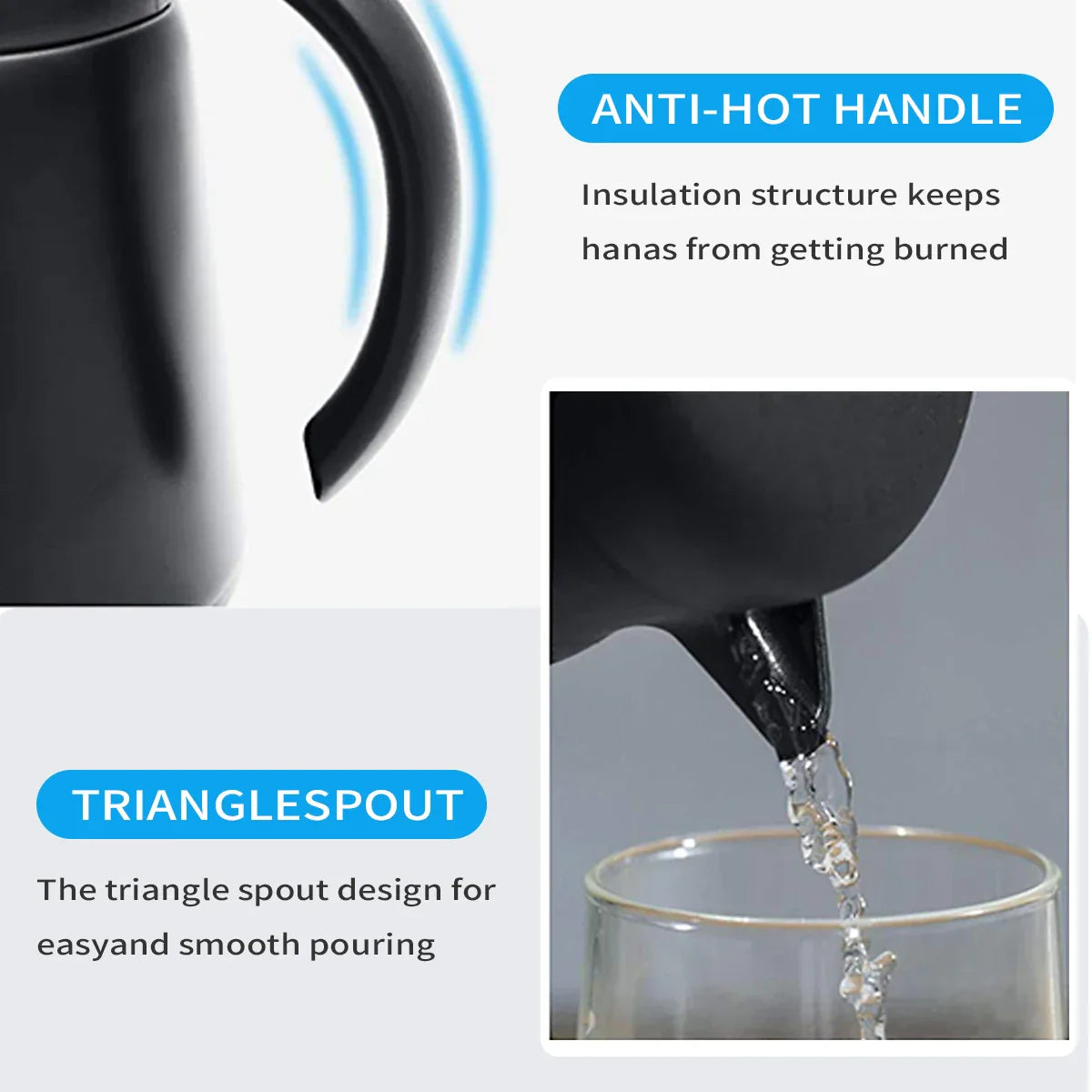 Brehn | ThermoBrew Isolierte Karaffe | Edelstahl 304 | Doppelwandig & Vakuumisoliert | 6h Heiß / 12h Kalt | 0,5 L