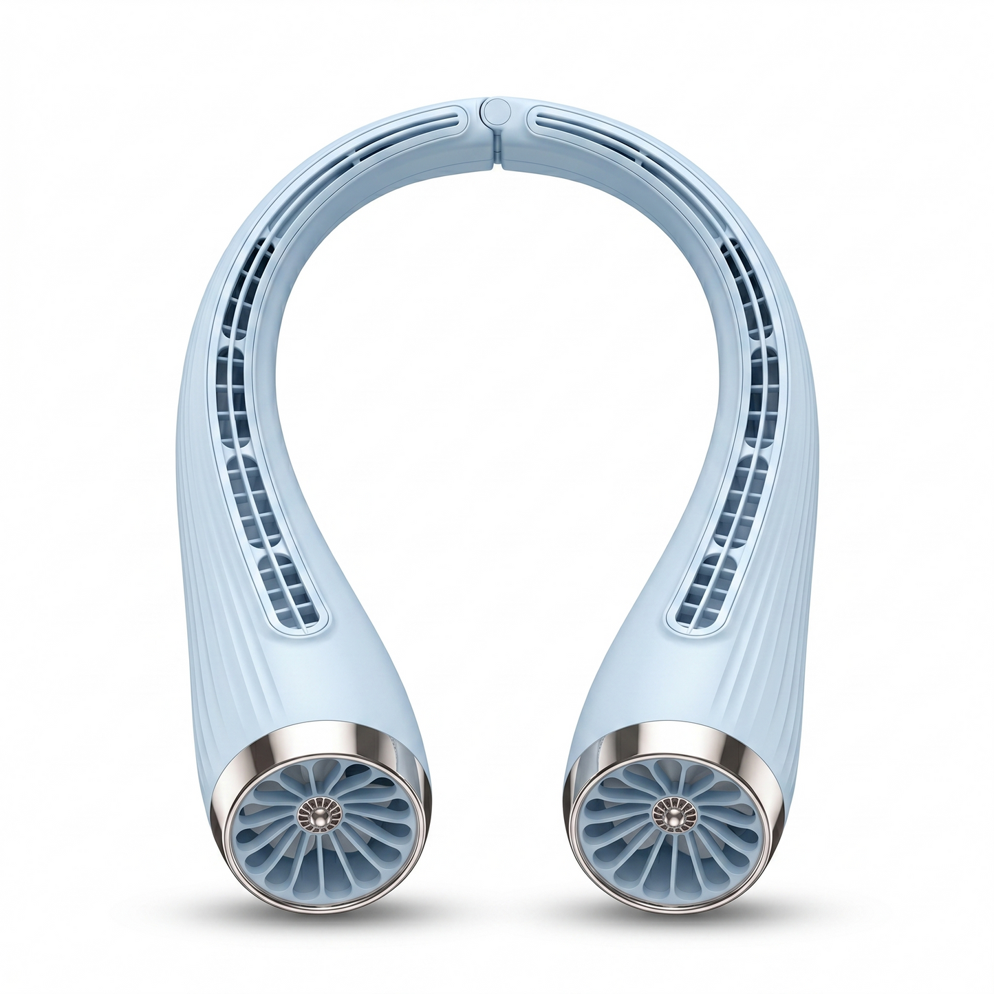 Lightweight S5 Turbo bladeless neck fan worn for hands-free cooling